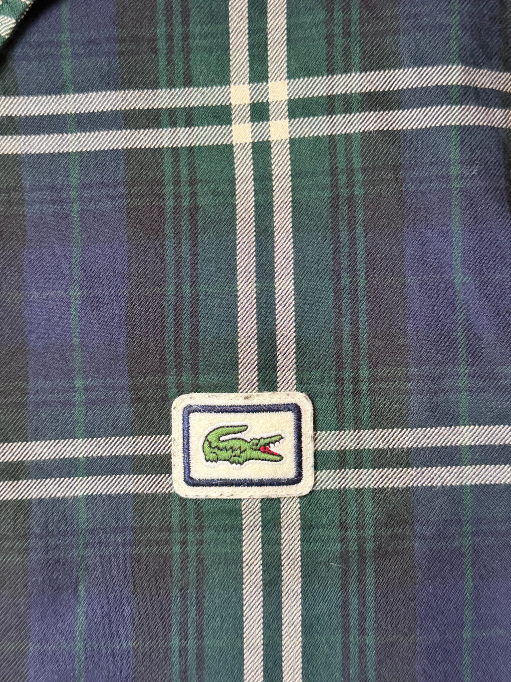 Lacoste Kariertes Hemd (S/M) *Gebraucht - Ausgezeichnet