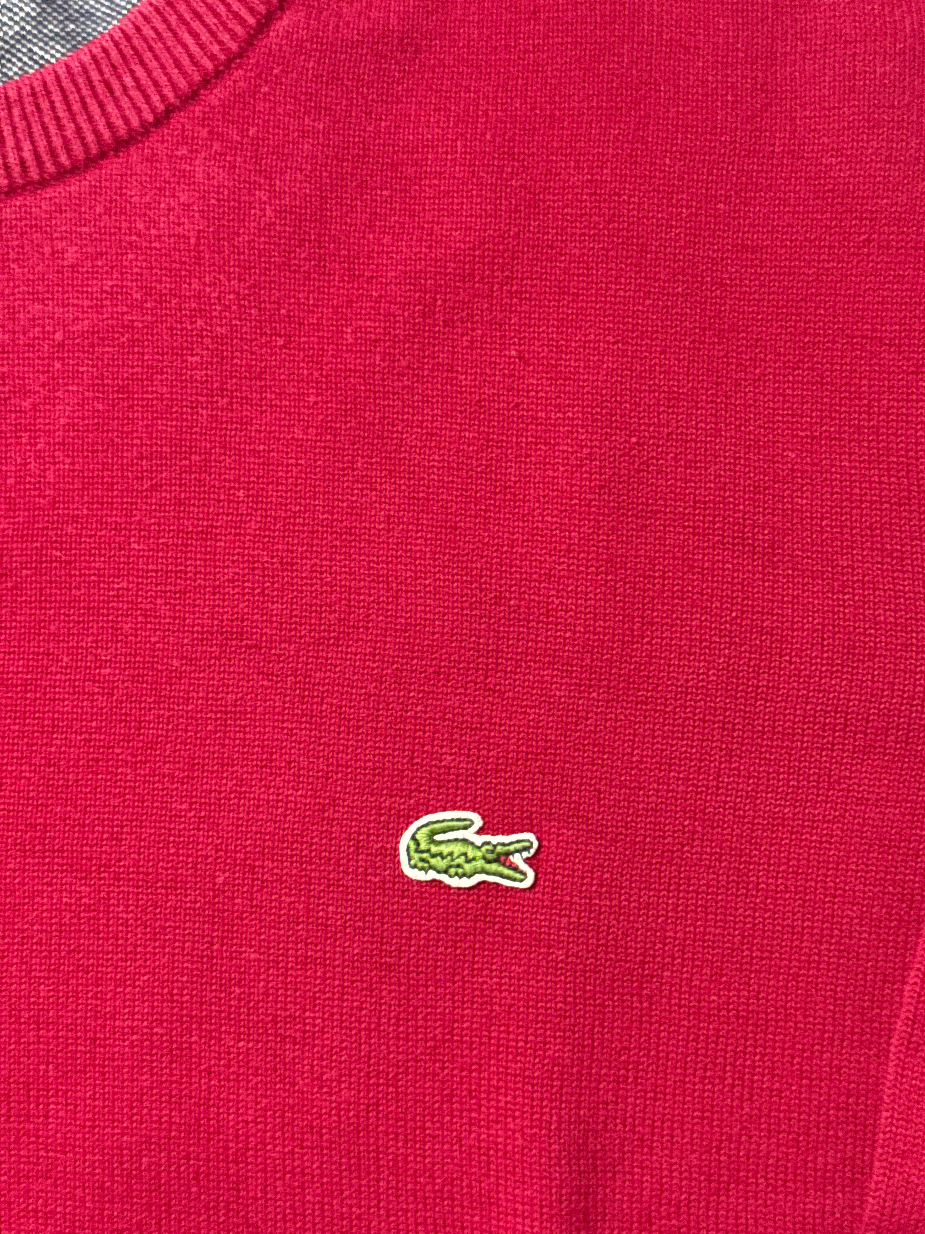 Lacoste Red Sweater (XL)        *Használt - Kiváló