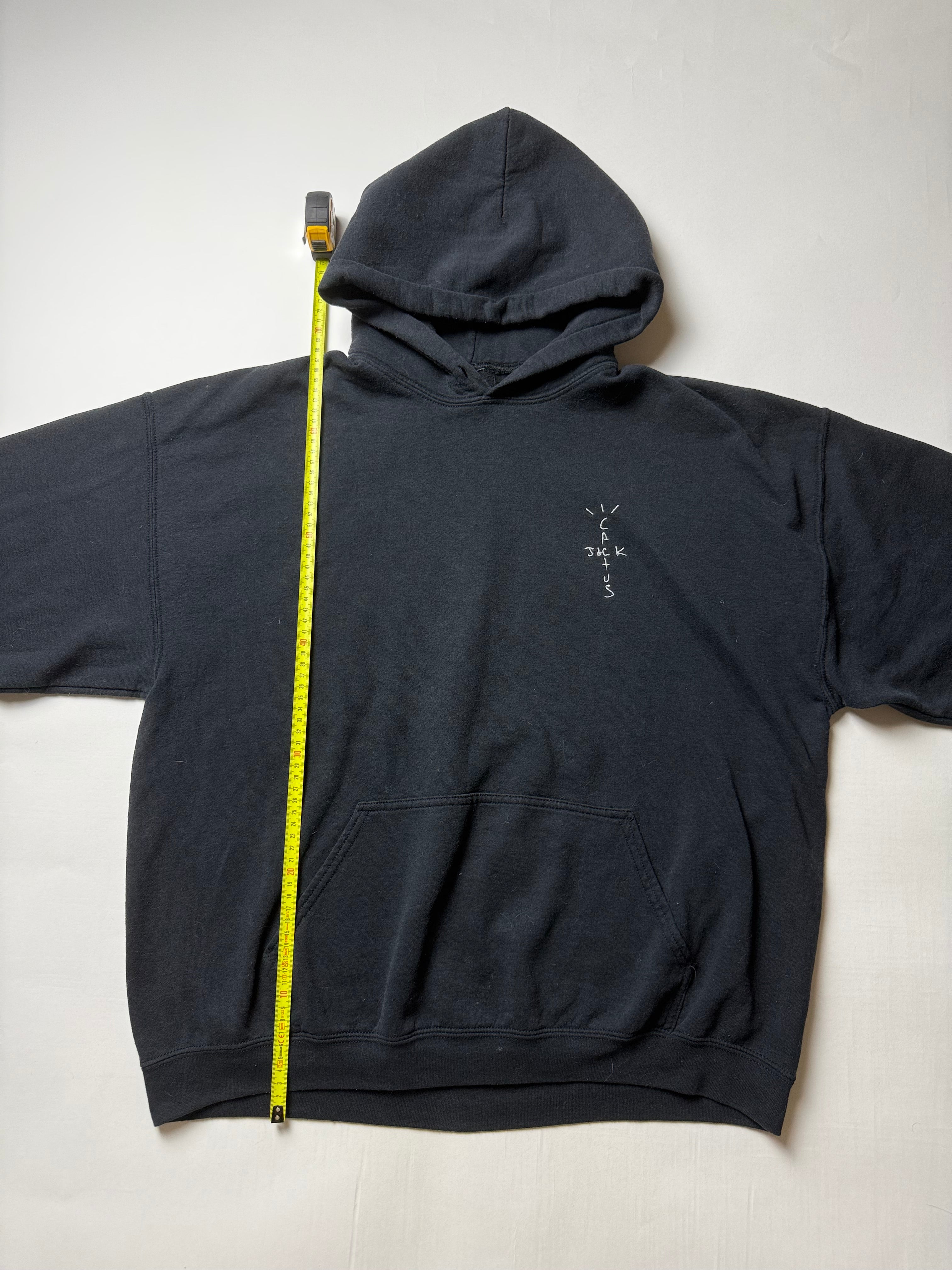 Travis Scott Cactus Jack Black Hoodie (L)     *Gebraucht - Ausgezeichnet