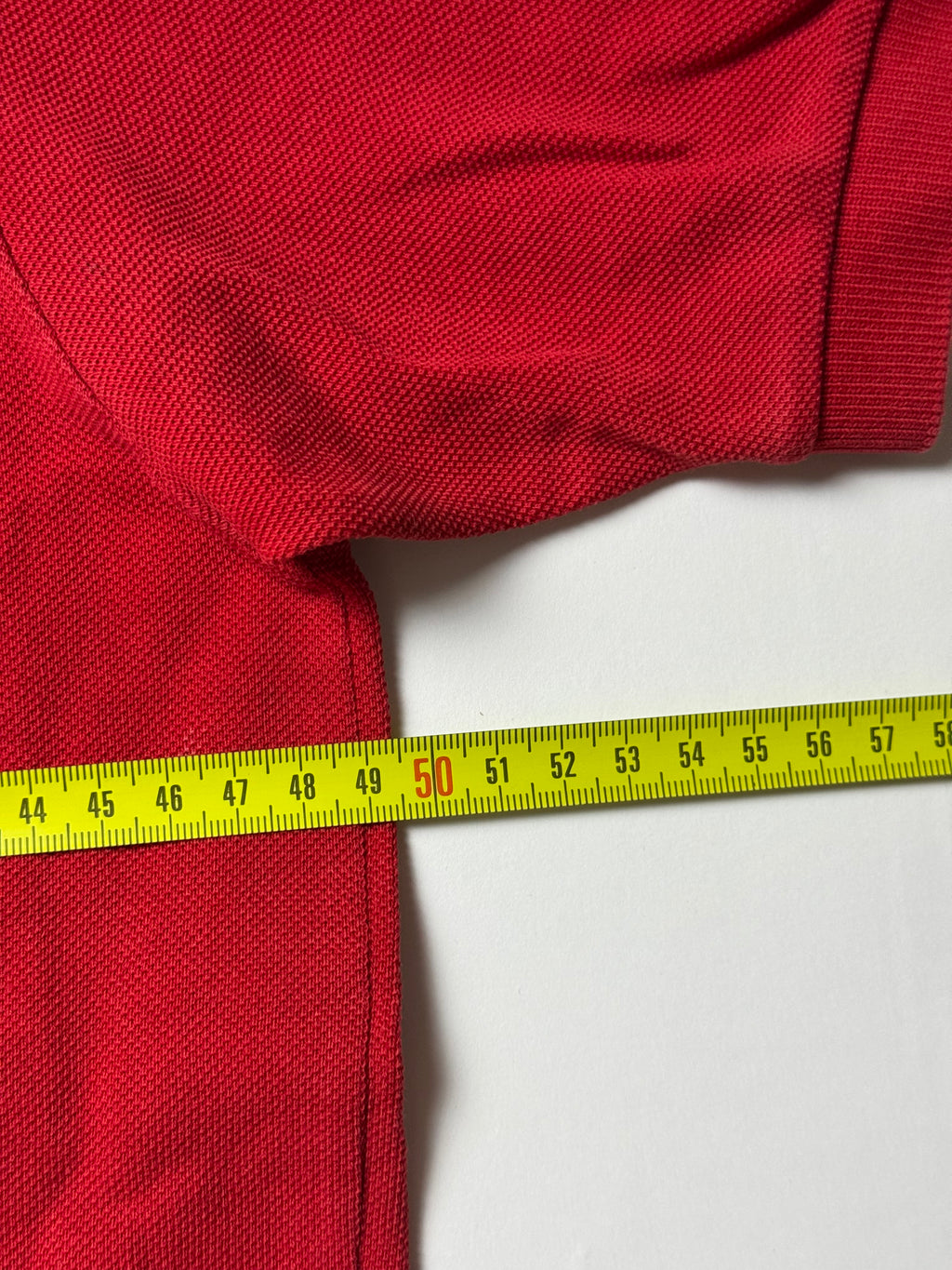 Lacoste Red Polo Shirt (S)           *Gebraucht - Ausgezeichnet