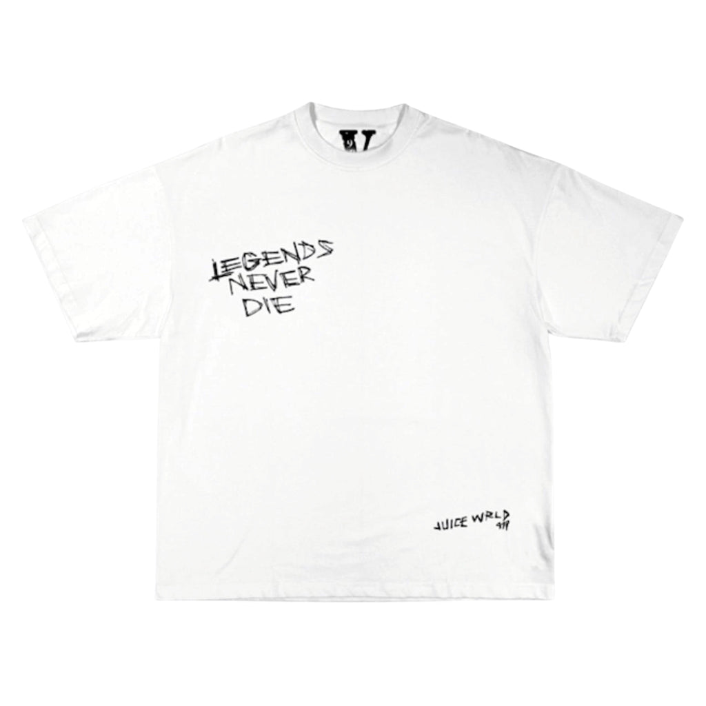 Vlonex Juice Wrld Legends Never Die White T-Shirt