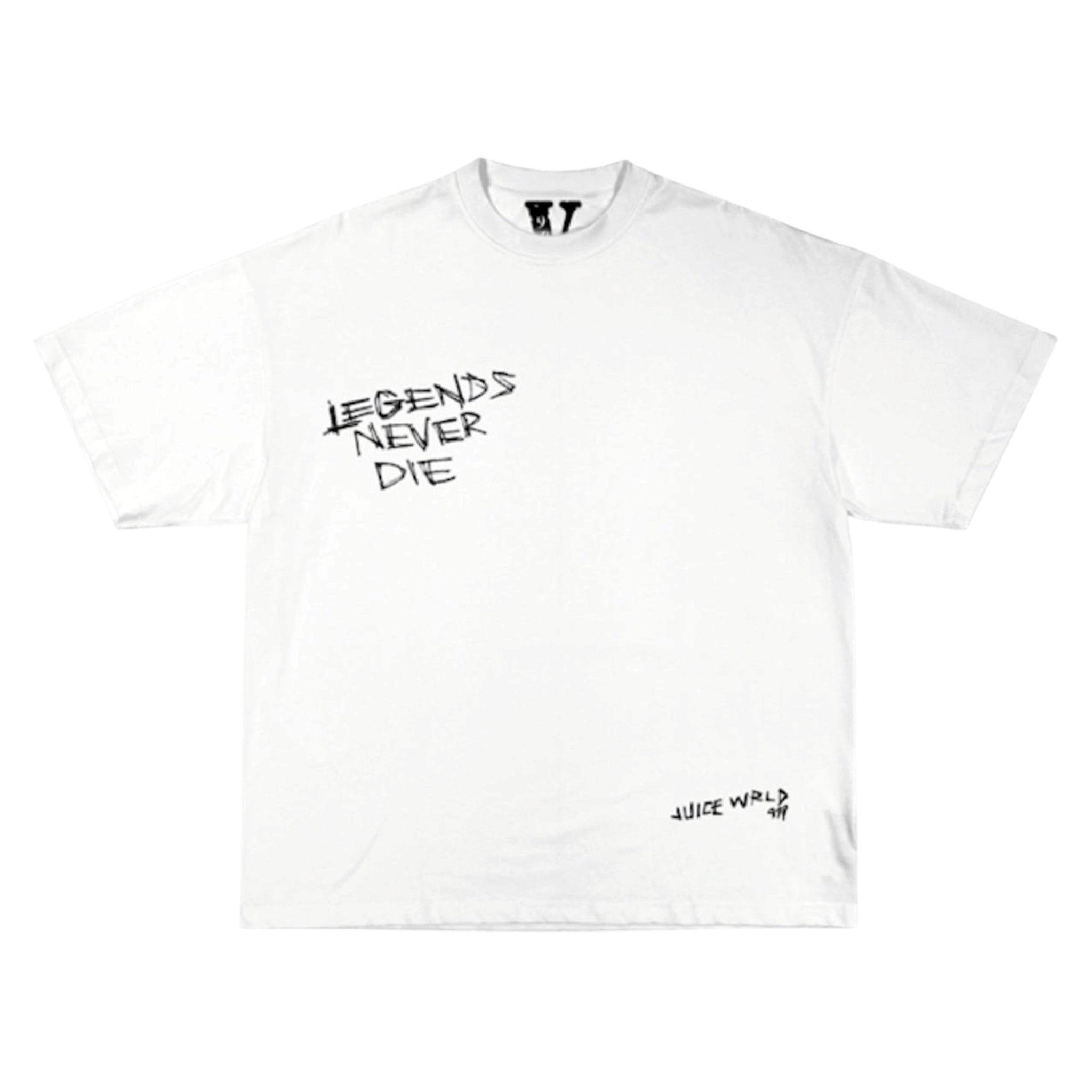 Vlonex Juice Wrld Legends Never Die White T-Shirt