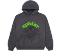 Sp5der Hoodie Wait Web - Slate Grey